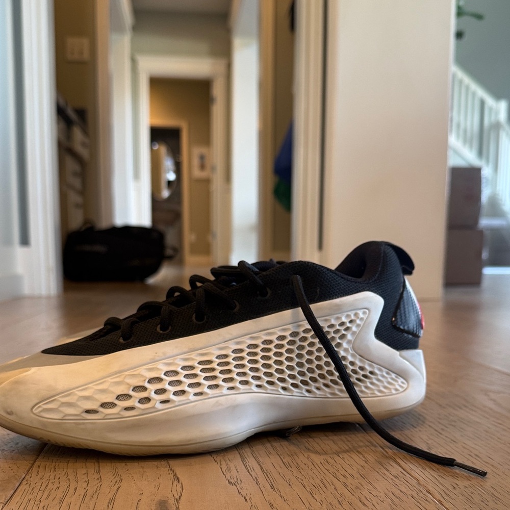 adidas Men's Black and White Sneakers